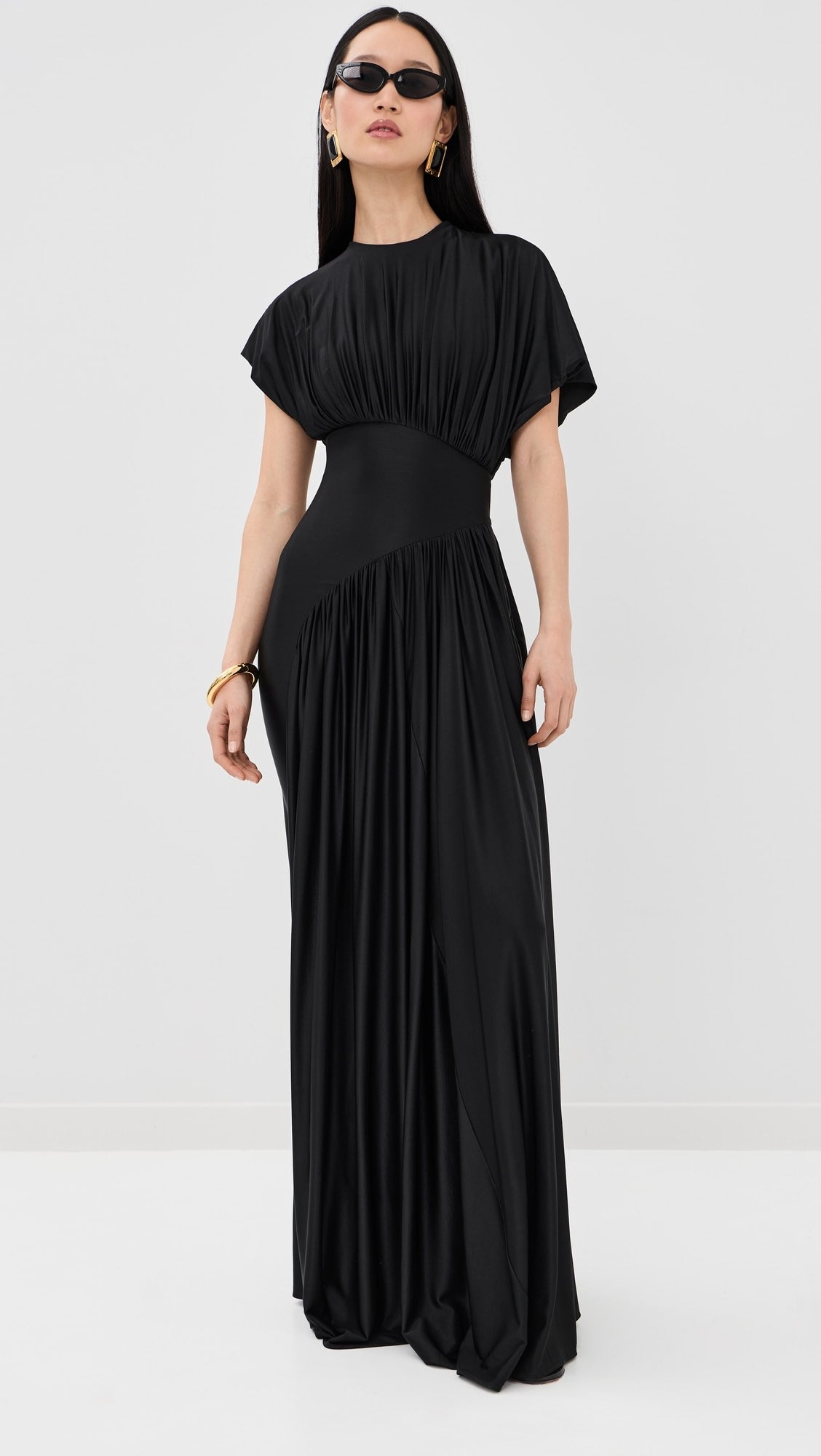 Victoria Beckham Mesh Detail Gown