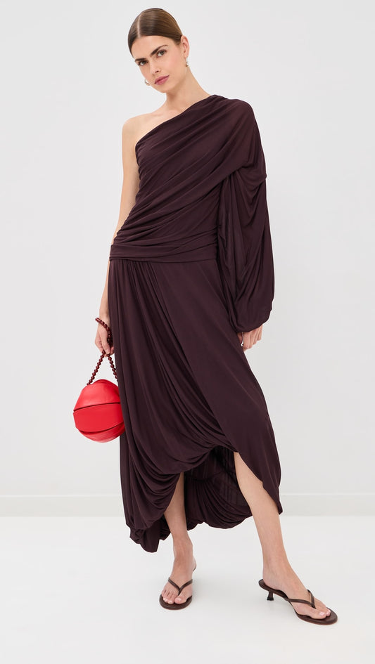 Proenza Schouler Gabri Dress in Gauzy Pleated Jersey