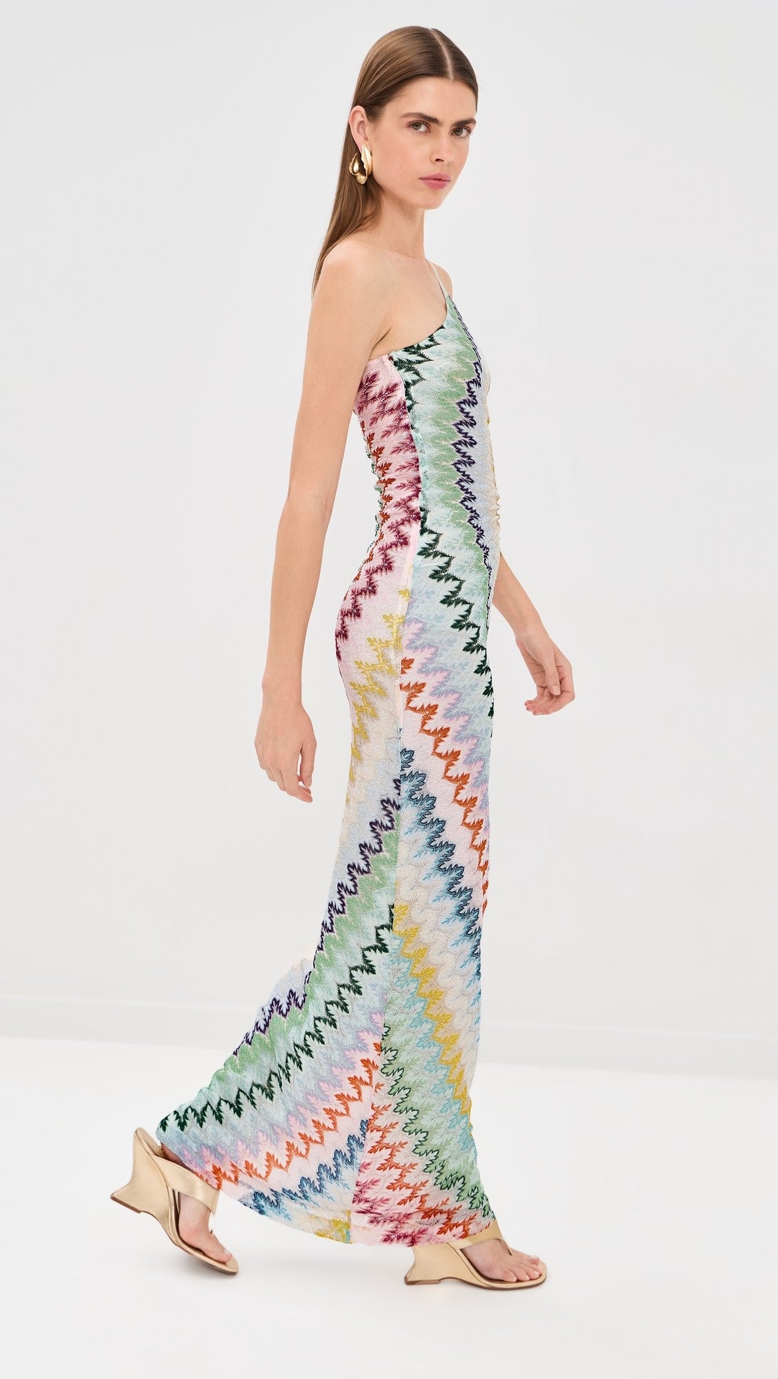 Missoni One Shoulder Long Dress