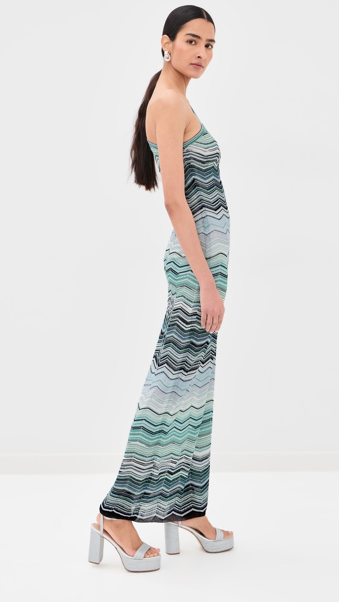 Missoni Sleeveless Sequin Maxi Dress
