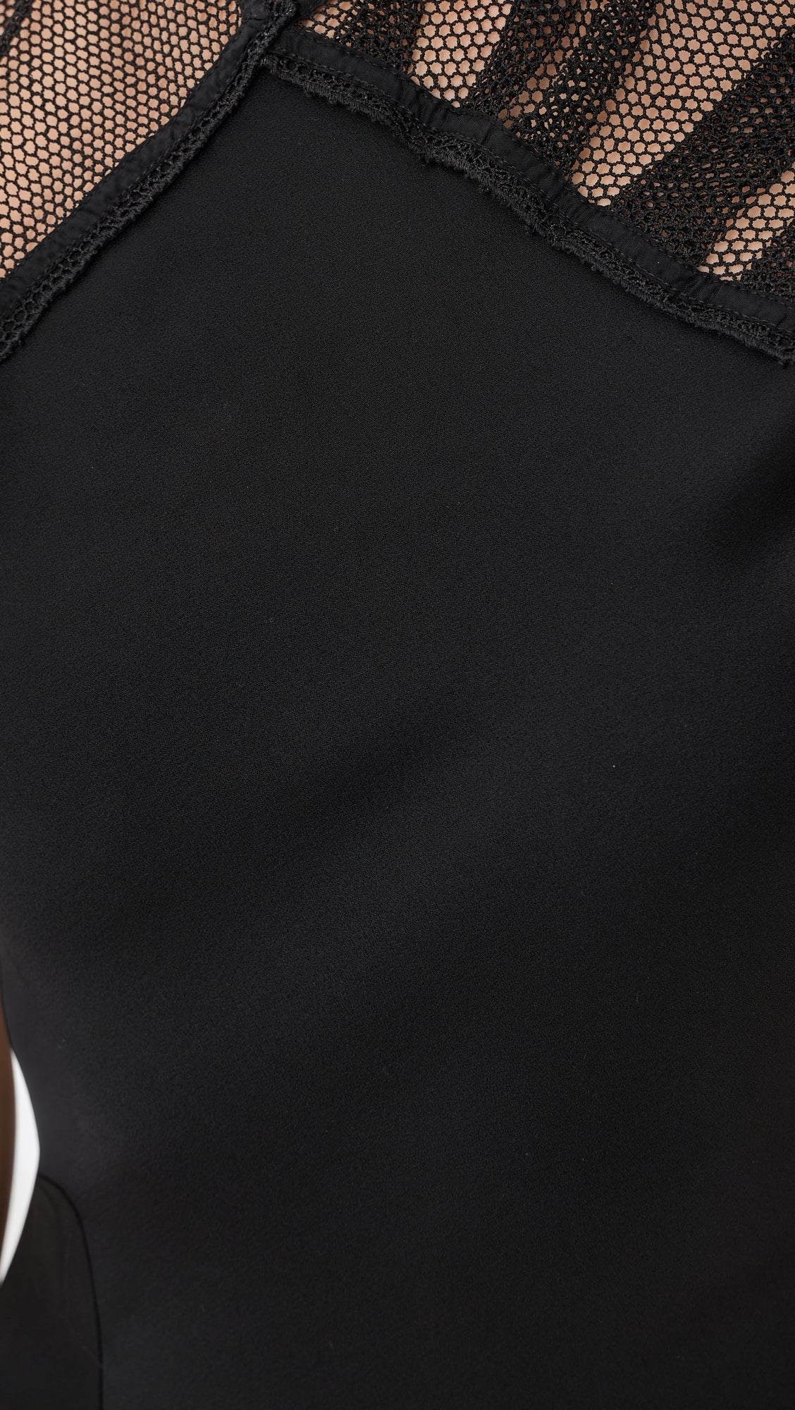 Victoria Beckham Mesh Detail Gown