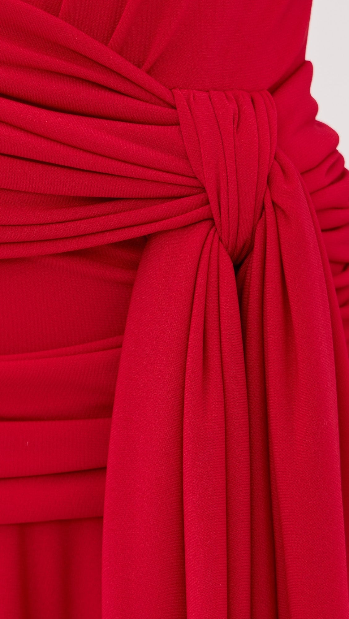 Brandon Maxwell The Isadora Knot-Detailed Draped Maxi Dress