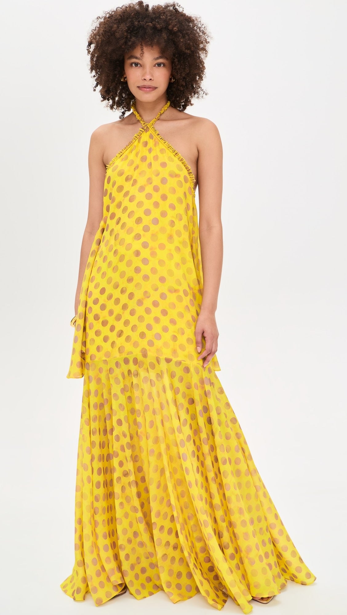 Ulla Johnson Filippa Lace Applique Silk Gown