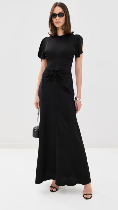 Victoria Beckham Mesh Detail Gown