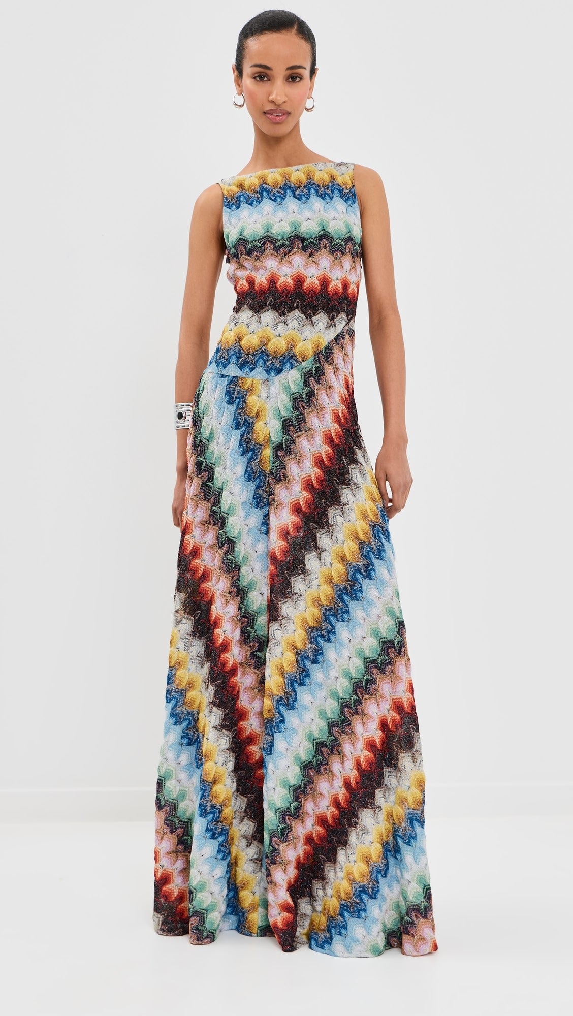 Missoni One Shoulder Long Dress