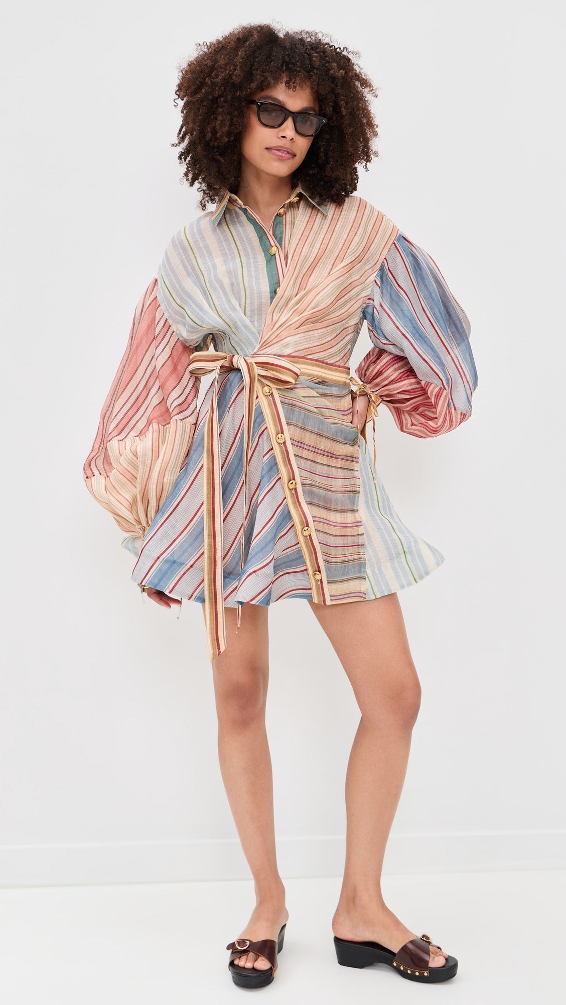 Zimmermann Alchemy Shirred Mini Dress