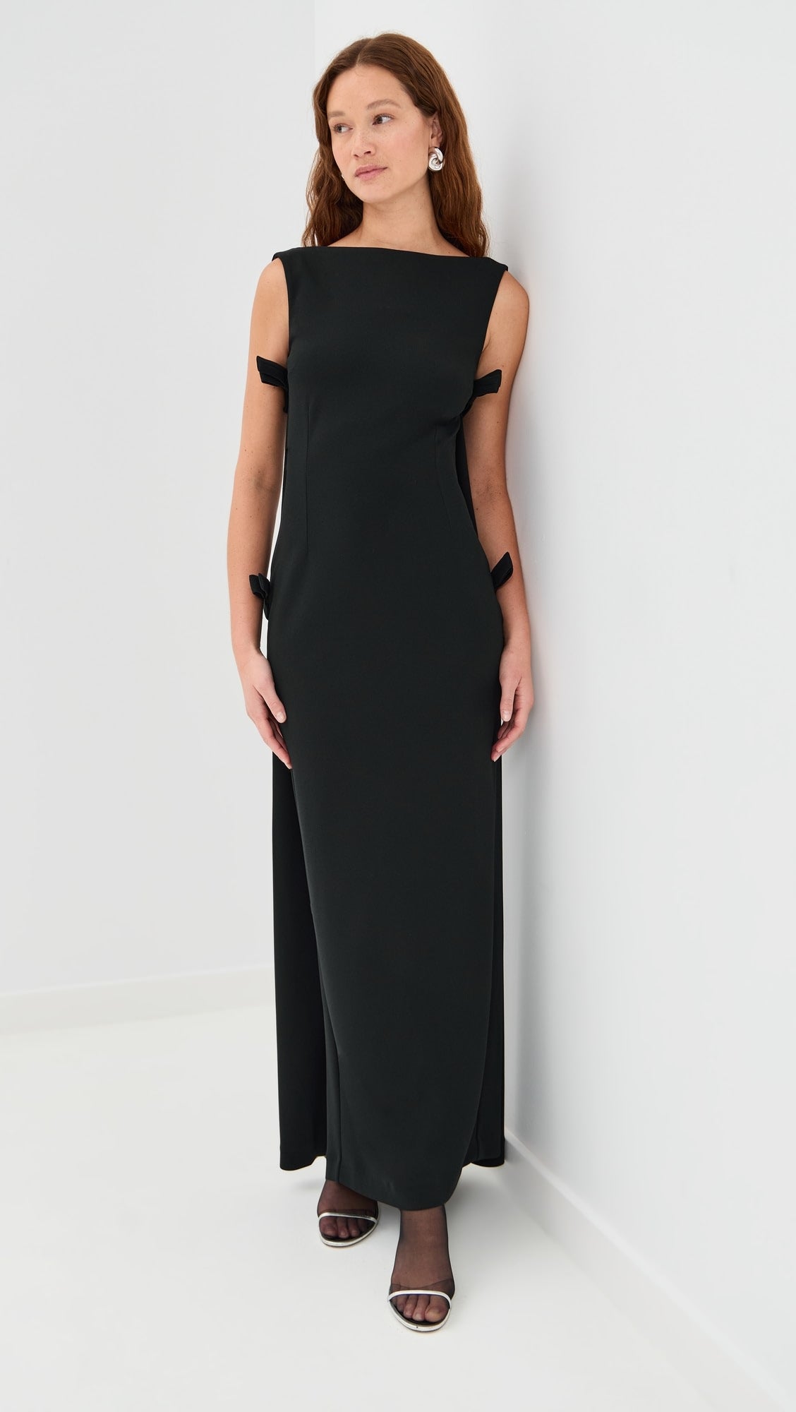 Victoria Beckham Mesh Detail Gown