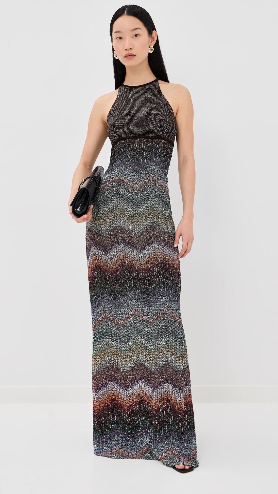 Missoni One Shoulder Long Dress