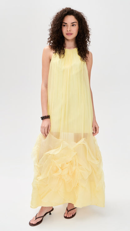 Ulla Johnson Filippa Lace Applique Silk Gown